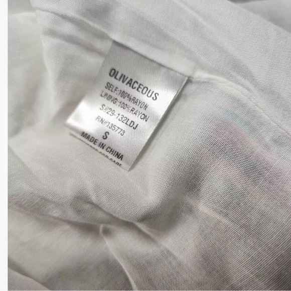 Olivaceous Sleeveless Wrap Waist Tie Mini Dress Size S. B26 - Picture 7 of 7